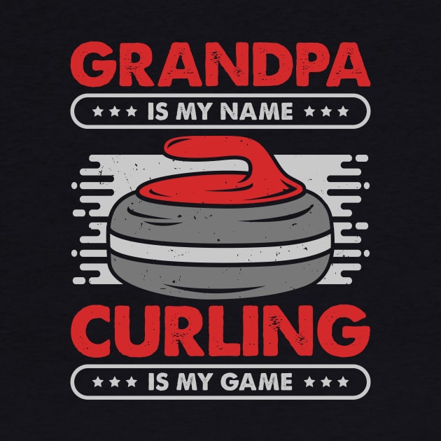 Curling Player Grandpa Gift by Dolde08